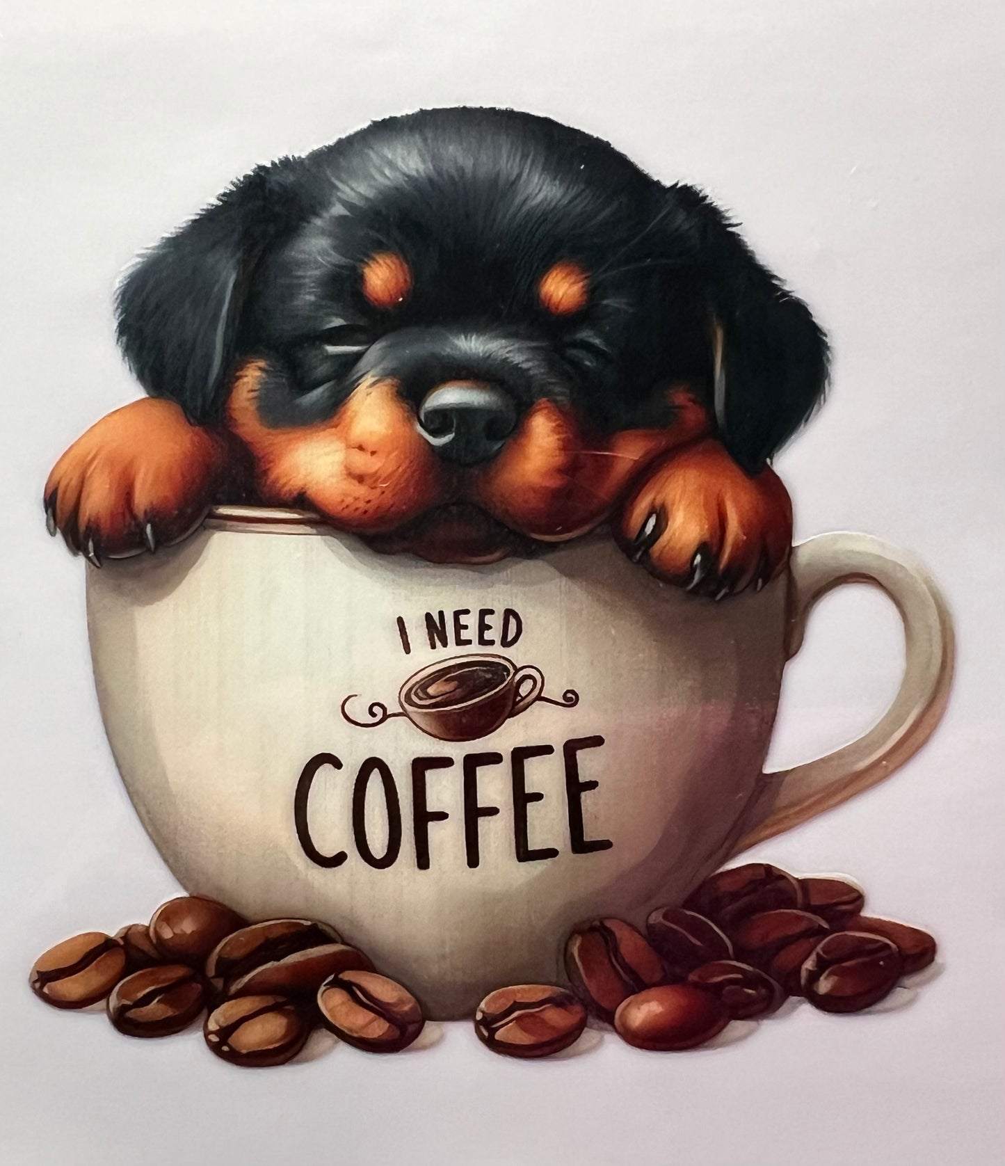 16oz UV DTF Wraps for Children's Drink Bottles or Snow Globes - Coffee Dogs-  choose one (Copy)