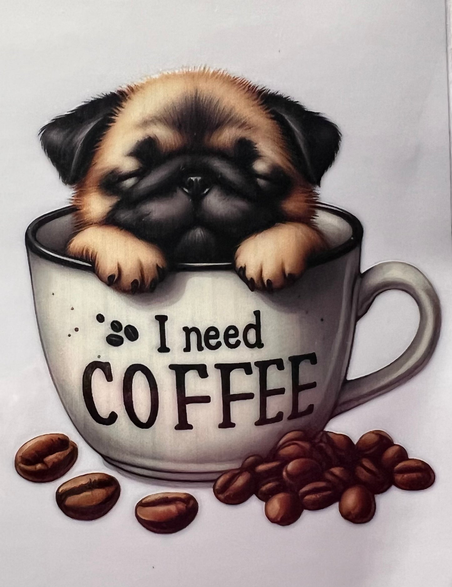 16oz UV DTF Wraps for Children's Drink Bottles or Snow Globes - Coffee Dogs-  choose one (Copy)