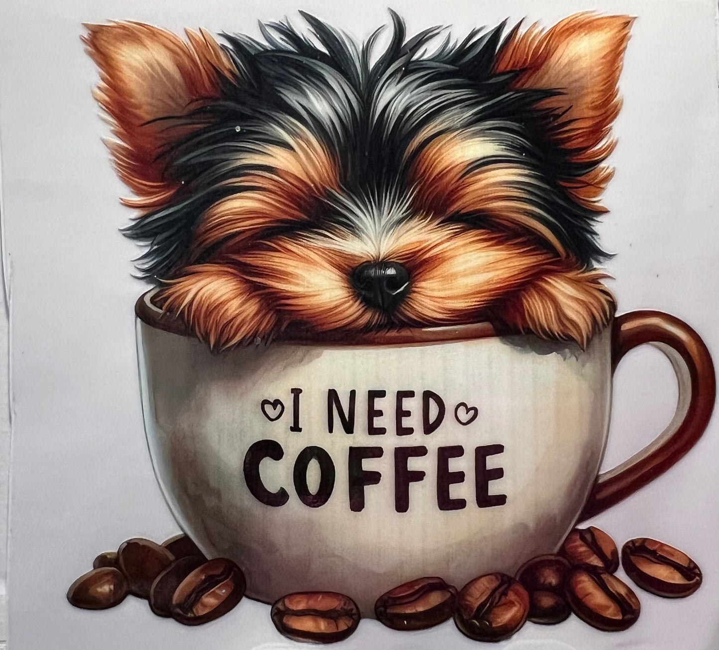 16oz UV DTF Wraps for Children's Drink Bottles or Snow Globes - Coffee Dogs-  choose one (Copy)