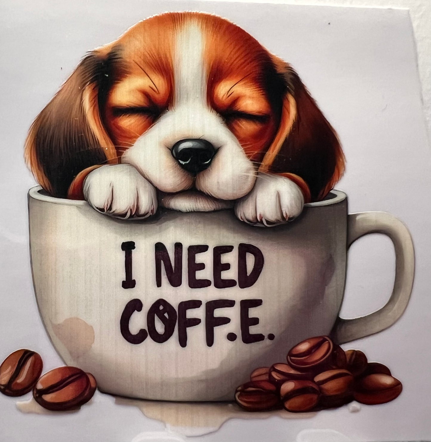 16oz UV DTF Wraps for Children's Drink Bottles or Snow Globes - Coffee Dogs-  choose one (Copy)