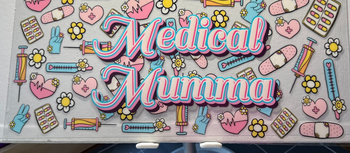 16oz UV DTF Wraps for Children's Drink Bottles or Snow Globes -Medical Mumma