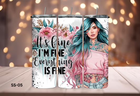 20oz (590mls) Tumbler - SASSY - SS-05