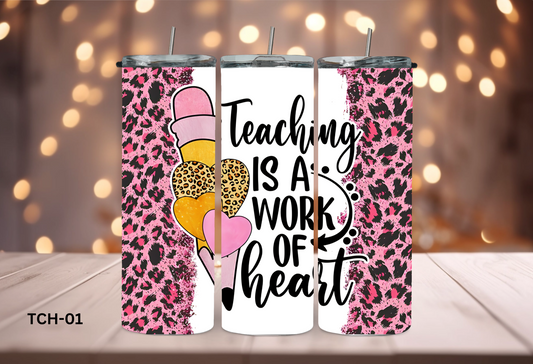 20oz (590mls) Tumbler - Teachers - TCH-01