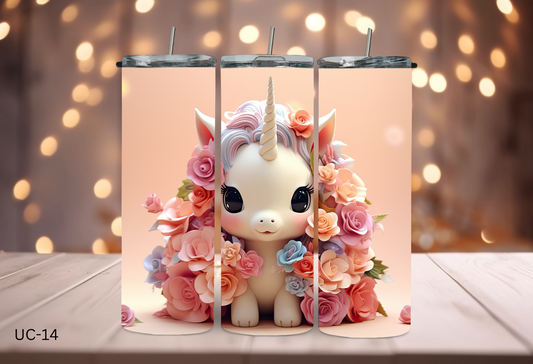 20oz (590mls) Tumbler - UNICORN - UC-14